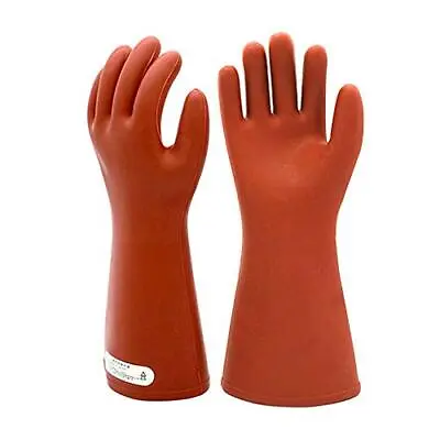 Electrical Insulated Rubber Gloves Electrician 12KV High Voltage Safety Prote... • $39.22