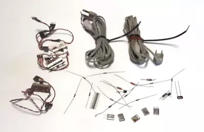 Vintage Heathkit RC Charging Cords Crystals Switches With Ends Resistors Diodes • $37.98