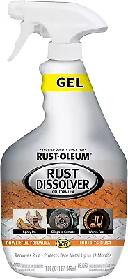 Rust-Oleum 300112 Rust Dissolver Gel Remove Rust And Prevent Rusting Again 32oz • $16.60