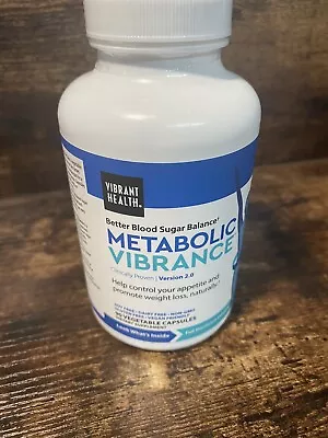 Vibrant Health Metabolic Vibrance. Better Blood Sugar Balance. 90 Veg Capsules • $17.99