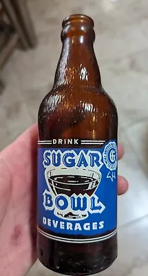 8 Oz. SUGAR BOWL BEVERAGES ACL Soda Bottle - Dr. Pepper Co. Vicksburg Miss.  • $65