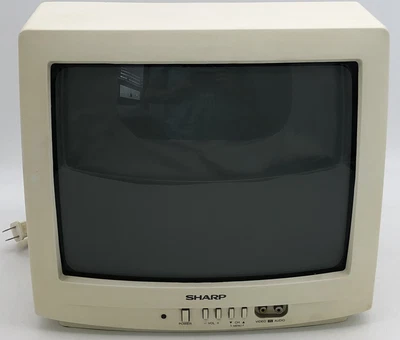 $105.25 • Buy Retro White Sharp 13N-M150B 13  CRT Tube Television Retro Gaming TV Monitor