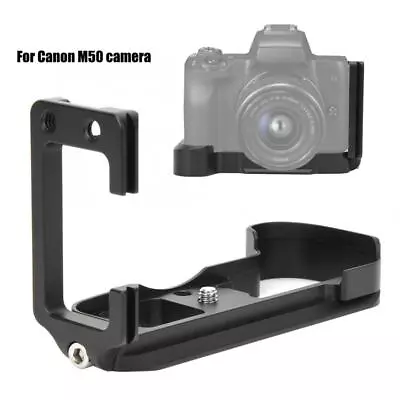 Alu QR L Plate L Hand Grip Bracket Holder Mount For Canon EOS M50 EOS-M50 Tripod • £15.35