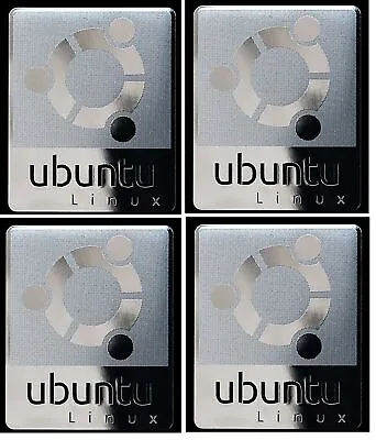 Ubuntu Linux Sticker Mantic Minotaur Pro Windows 10 Silver SSD PC Laptop QTY 1 • £2.99