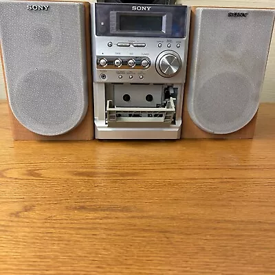 Sony HCD-NE3 Mini Hi-Fi Stereo System CD Cassette Tape AM/FM +Remote(Parts Only) • $10
