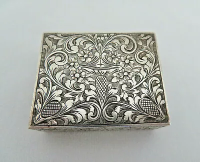 Italian 800 Solid Silver Lipstick & Powder Holder Compact W/ Mirror • $133.20