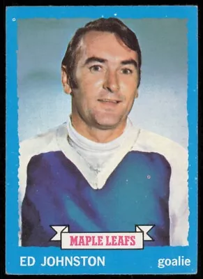 1973-74 Topps Ed Johnston Toronto Maple Leafs #23 Vg/ex • $2