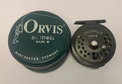 Vintage Orvis Mark III Battenkill Fly Fishing Reel With Case Made In England • $119.99