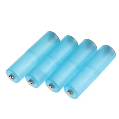 Stylish 4Pcs AAA To AA Cell Battery Converter Adaptor Holder Case Switcher • $1.99