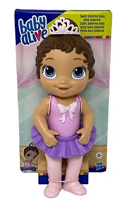 Baby Alive Sweet Ballerina Baby 10  Baby Doll New Hispanic Purple Tutu • $19.88