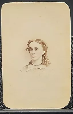Civil War Era CDV W/ Stamp ID'd  Sadie Stedson?  Eberman Photo Lancaster PA • $20