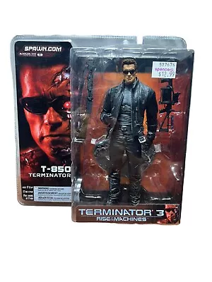 Mcfarlane T-850 Action Figure Terminator 3 Rise Of The Machines 7” Spawn Mint • $34.99