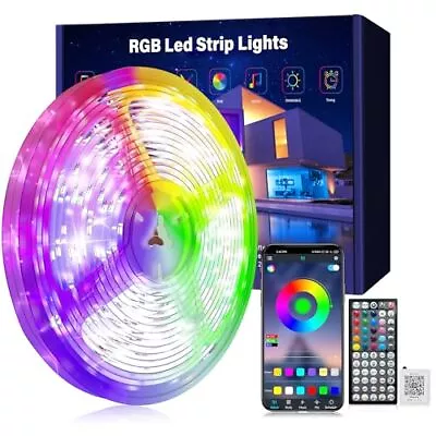 Ledagic Led Lights For Bedroom 100ft 1 Rolls Of 100ft Music Sync Color Changi... • $14.13