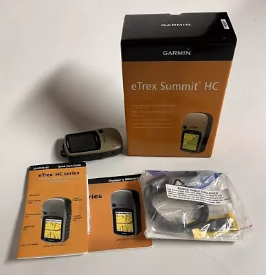 Working Garmin ETrex Summit HC Hiking Trailing Outdoor GPS Receiver • $49.99