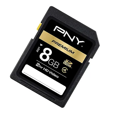 PNY 8G SDHC SD Card For Canon Powershot A810 G12 ELPH 320 130 IS S95 A1200 • $22.95
