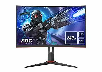 AOC Gaming C27G2ZE - 27 Inch FHD Curved Monitor 240Hz 0.5ms VA AMD FreeSync  • $730.39