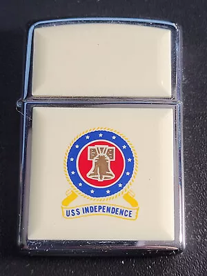 Exceptional Zippo Uss Independence July 1997 Insert Special 2 Sides US Navy • $247.96