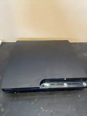 Sony PlayStation 3 Slim PS3 Black Console Gaming System Only CECH-2001a • $79.95