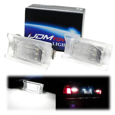 OE-Fit White LED License Plate Lights For 1992-95 BMW E34 5 Series Touring Wagon • $14.39