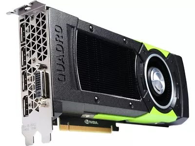 $299 • Buy Nvidia Quadro M6000 12GB GDDR5 4 X 4K Graphics GTX 1070 Equivalent Performance