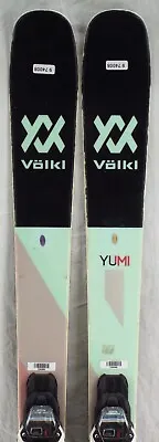 17-18 Volkl Yumi Used Women's Demo Skis W/Bindings Size 154cm #974008 • $199