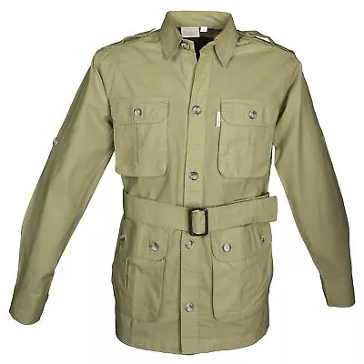 Safari Jacket For Men - Khaki • $99