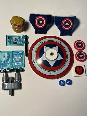 Lego Minifigure Captain America Infinity Gauntlet Iron Man Shield MOC Parts Lot • $10.29