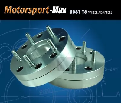 2 Wheel Adapters 4x100 To 5x4.5 Spacers 1.75  | For 5 Lug Wheels On 4x100 Hub • $109.84