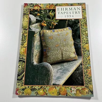 Vintage 1994 Ehrman Tapestry Needlepoint Catalog Kits Kaffe Fassett • $19.95