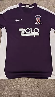 York City Purple Wembley Final Shirt 2008/2009 XL Youth Embroided • £35