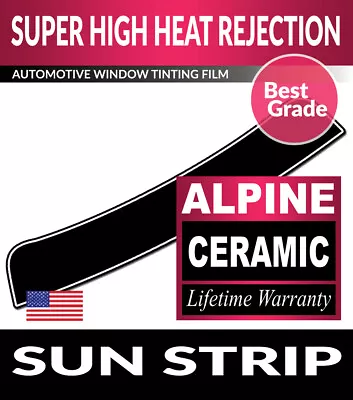 Alpine Precut Sun Strip Window Tinting Tint Film For Chevy Monte Carlo 81-88 • $27.95