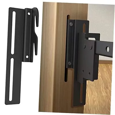 2Pcs #711 Bed Frame Brackets For Headboard Or FootboardBolt-On To Hook-On  • $23.47