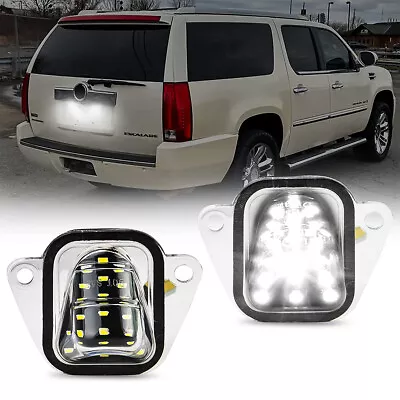 2X LED License Plate Tag Light Lamp For 2007-2014 Chevy Tahoe Suburban GMC Yukon • $16.99