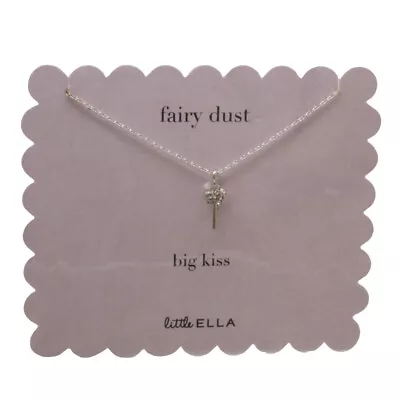 Estella Bartlett Little Ella Silver Necklace Fairy Dust Star Wand Kids Jewellery • £18.50