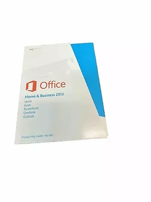 Microsoft Office T5D-01575 Retail Home And Business 2013 Product Key Card - 1 PC • $32.25