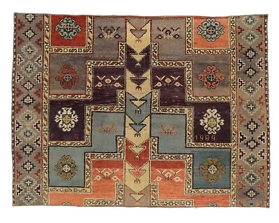 Vintage Turkish Boho Bohemien Moroccan Tribal Southwestern Runner 3x5 Rug Carpet • £153.65