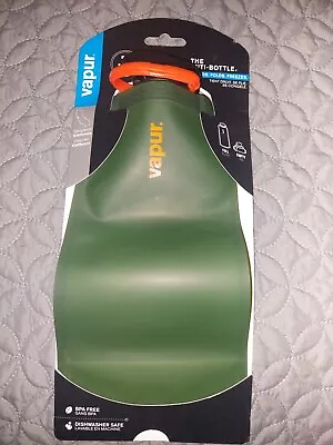 VAPUR Anti-Bottle .7L/23oz Collapsible BPA Free Water Bottle Green • $15.99