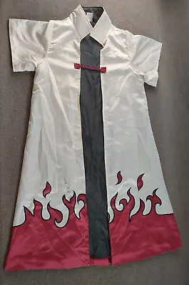 Naruto Shippuden Hokage Robe Costume Adult L/XL Anime Cosplay Spirit Flames • $14.99