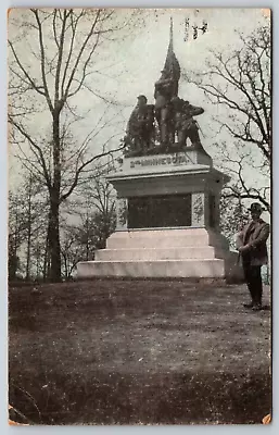 Lookout Mountain TN Civil War 2nd Minnesota Monument Antique Vintage Postcard • $5.99