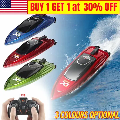 2024 Mini RC Boats High Speed Racing Boat Dual Motors 2.4G Remote Control Ship • $15.99