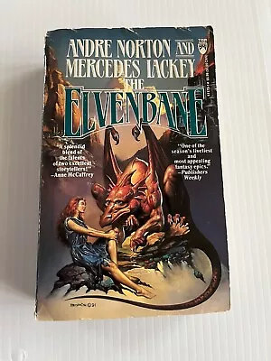 Andre Norton & Mercedes Lackey The Elvenbane - 1993 PB 1st Printing TOR • $5.69