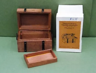 1/12 Dollhouse Vtg Reevesline Travel Trunk With Box D&m Miniatures • $12.99