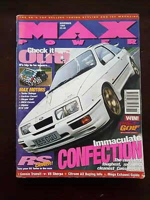 Max Power Magazine November 1994 • £9.75