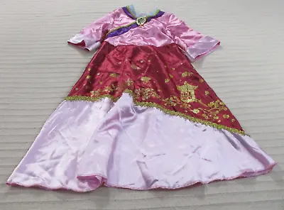 Mulan Girls Costume XS 3T-4T Disney Princess Dress Only Pink Polyester READ • $16.99