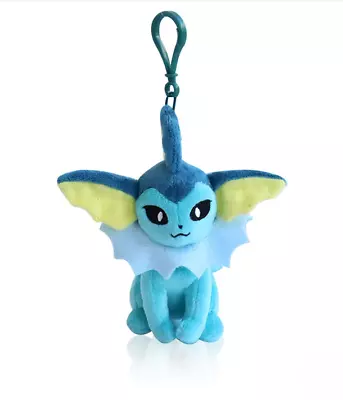 Pokemon Vaporeon Plush Bag Charm Embroidered  7 X 15 X 8.5 Cm + Track • $17.99