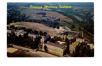 Aerial View Of Virginia Military Institute Lexington VA Vintage Postcard • $3