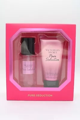 Victoria's Secret Puré Seduction Gift Set Travel Size Mist & Lotion 2.5 Fl Oz • $18.97