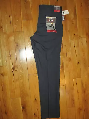 Nwt Mens Van Heusen Flex Straight Fit Dress Pants Color Slate Blue Sizr 32x32 • $15.99
