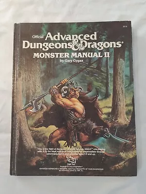 Advanced Dungeons & Dragons 1st Edition Monster Manual Ii  Mm 2 • $64.99