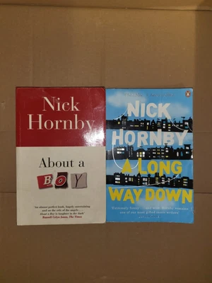 £6 • Buy Nick Hornby 2 Romance Drama Domestic Book Bundle: A Long Way Down & About A Boy